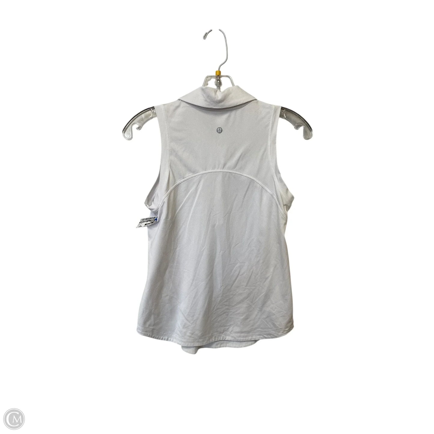 Athletic Tank Top By Lululemon In White, Size: 4