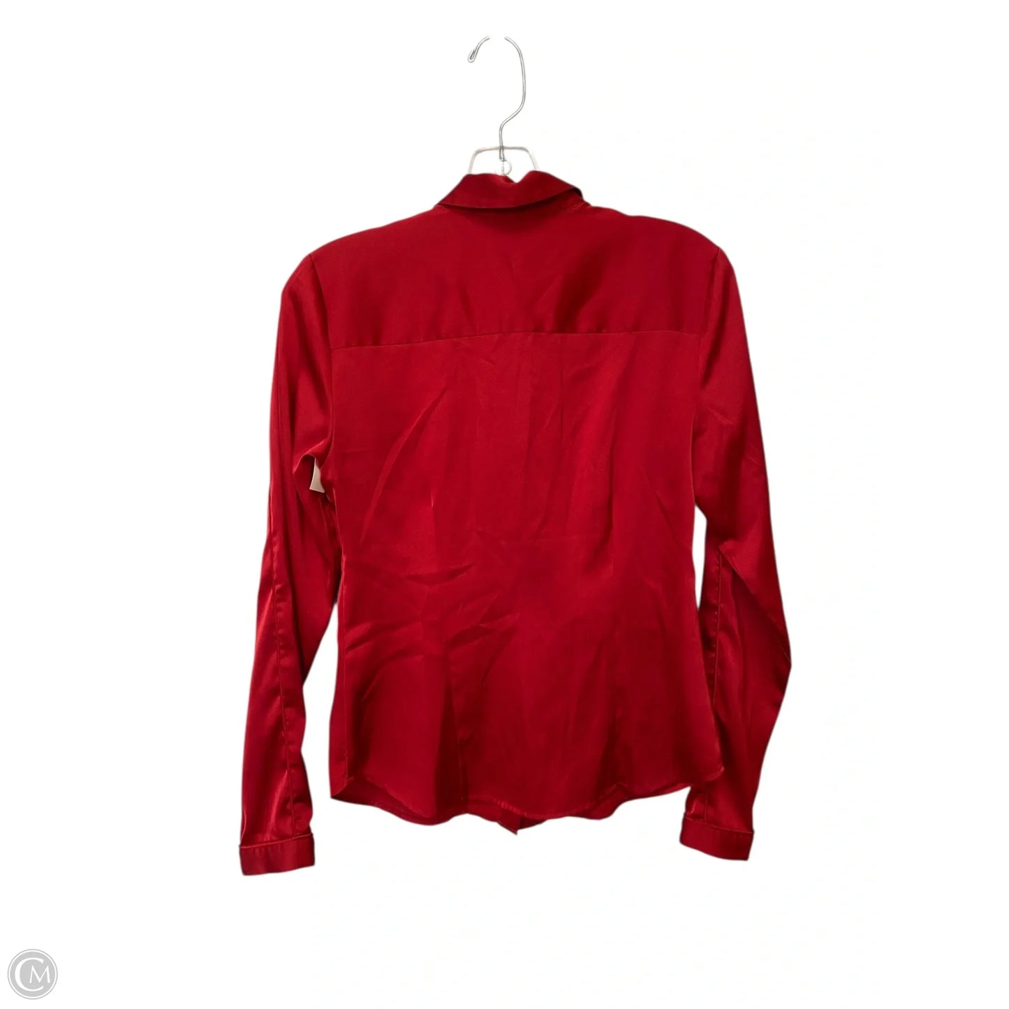 Top Long Sleeve Basic By Guess In Red, Size: Xs