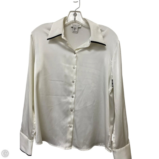 Top Long Sleeve Basic By Rachel Zoe In White, Size: S
