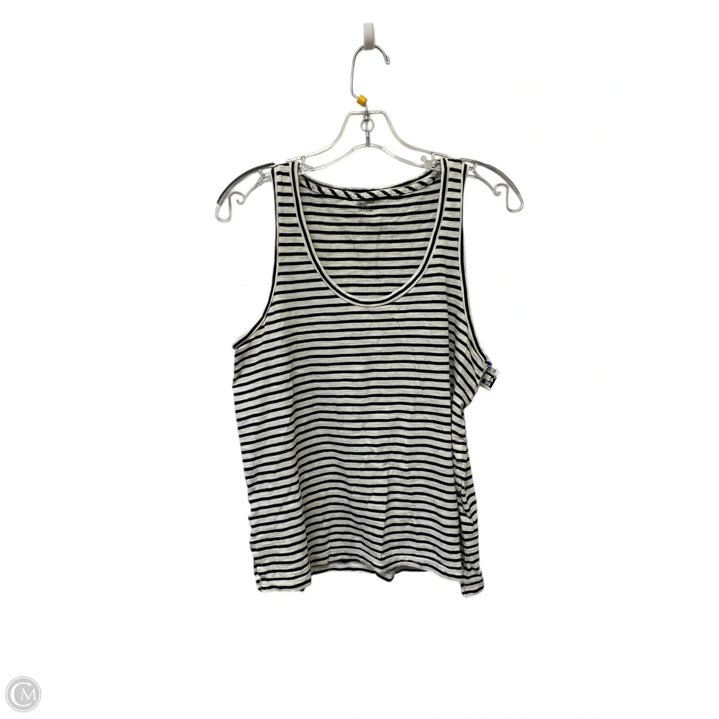 Tank Top By Madewell In Striped Pattern, Size: M