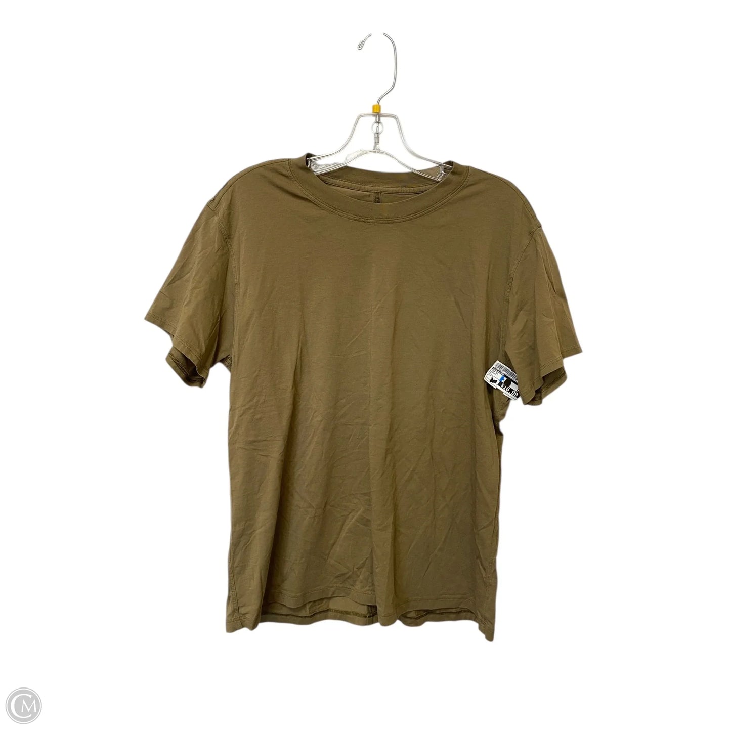 Top Short Sleeve By Lululemon In Brown, Size: M