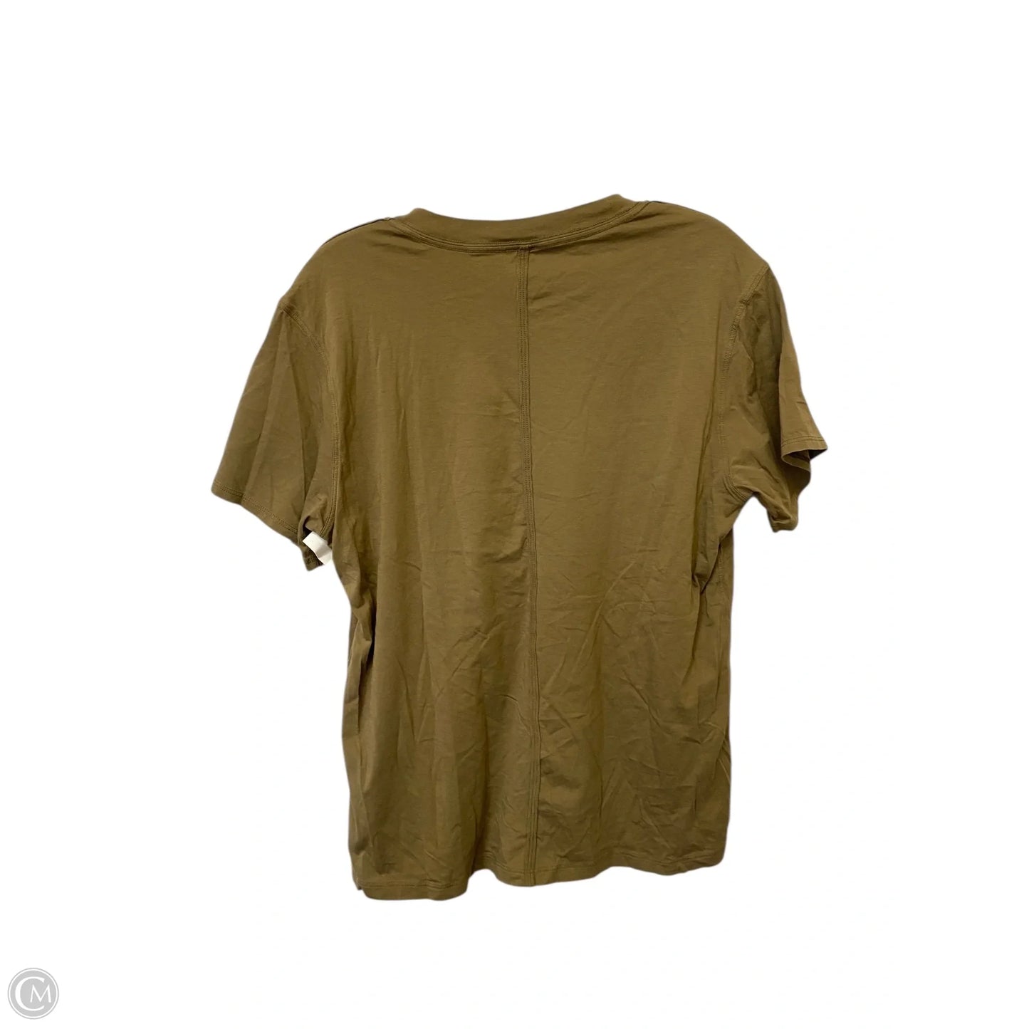 Top Short Sleeve By Lululemon In Brown, Size: M