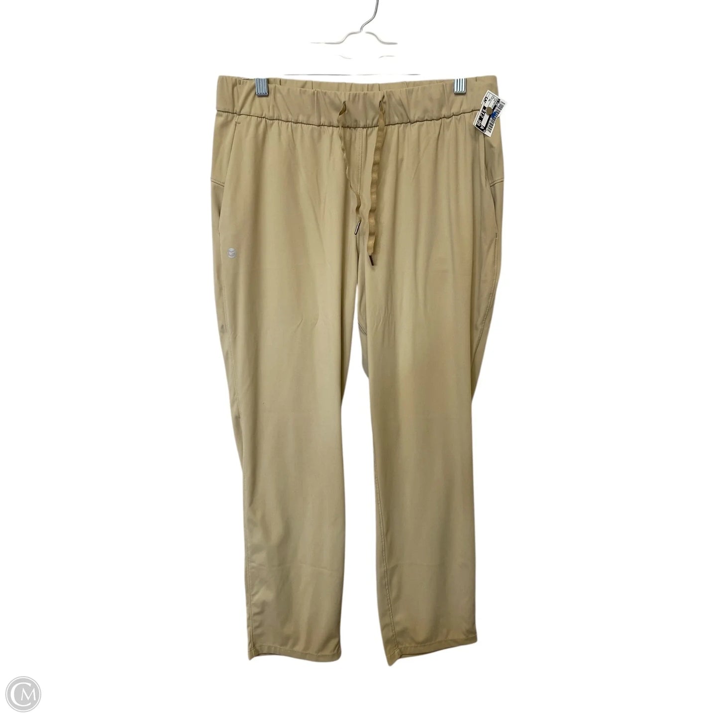 Athletic Pants By Cme In Tan, Size: Xl