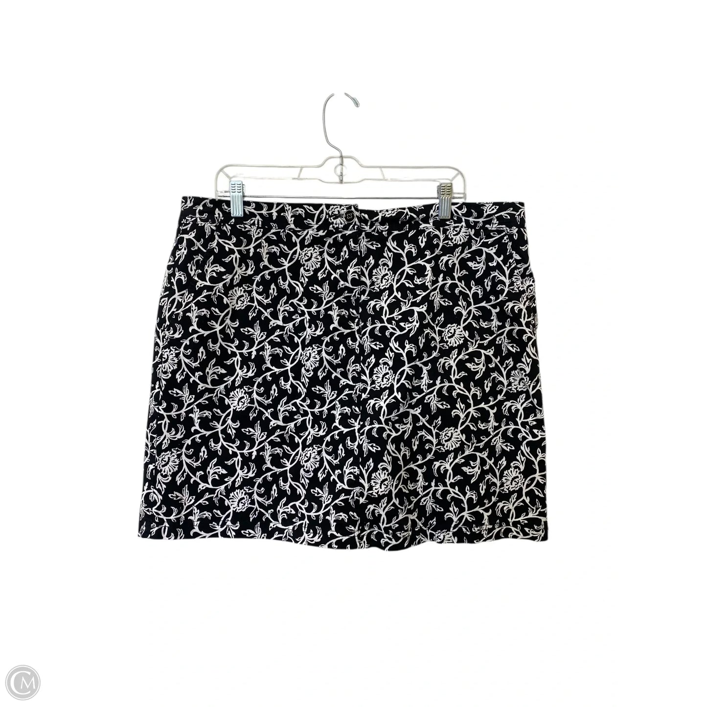 Skort By Karen Scott In Black, Size: 16