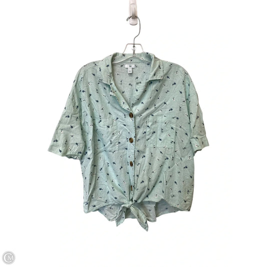Top Short Sleeve By Dippin Daisys In Floral Print, Size: L