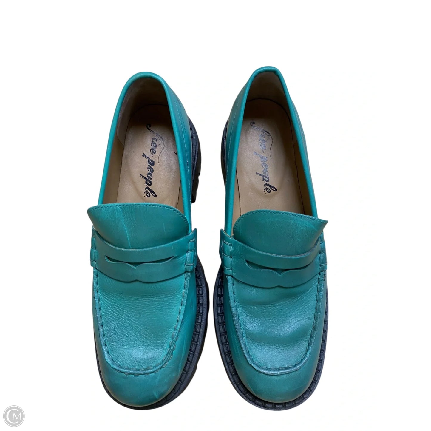 Shoes Heels Platform By Free People In Blue, Size: 8.5