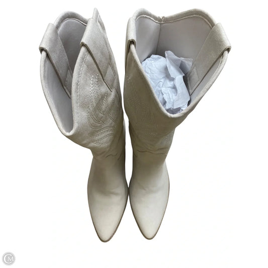 Boots Western By Wonderly In White, Size: 8.5