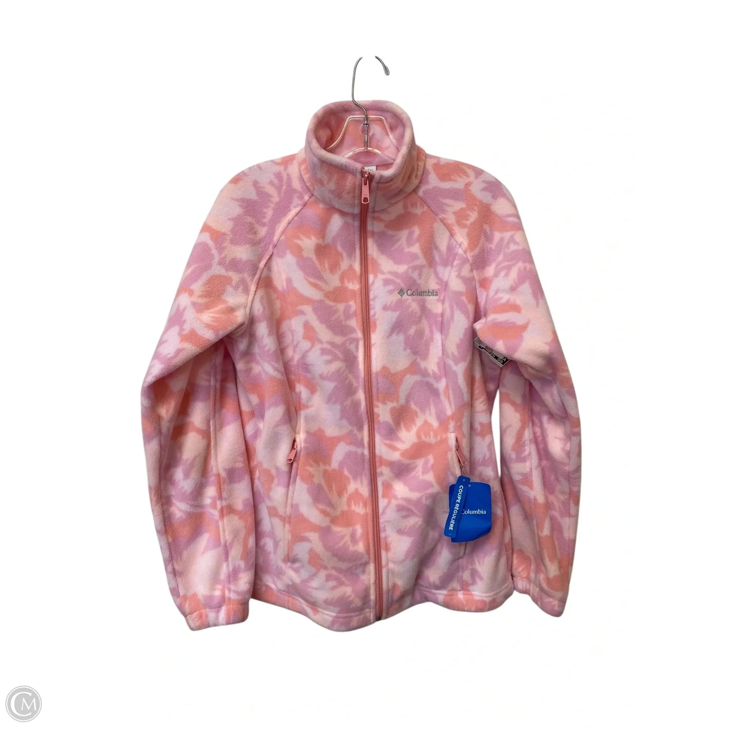 Jacket Fleece By Columbia In Pink, Size: M