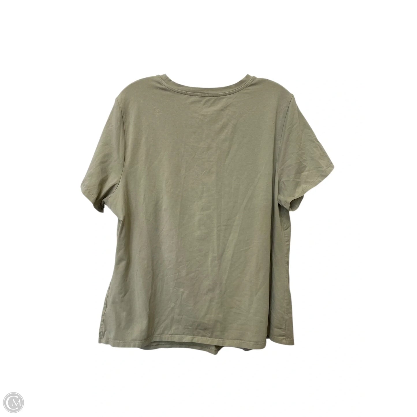 Top Short Sleeve Basic By A New Day In Green, Size: Xxl