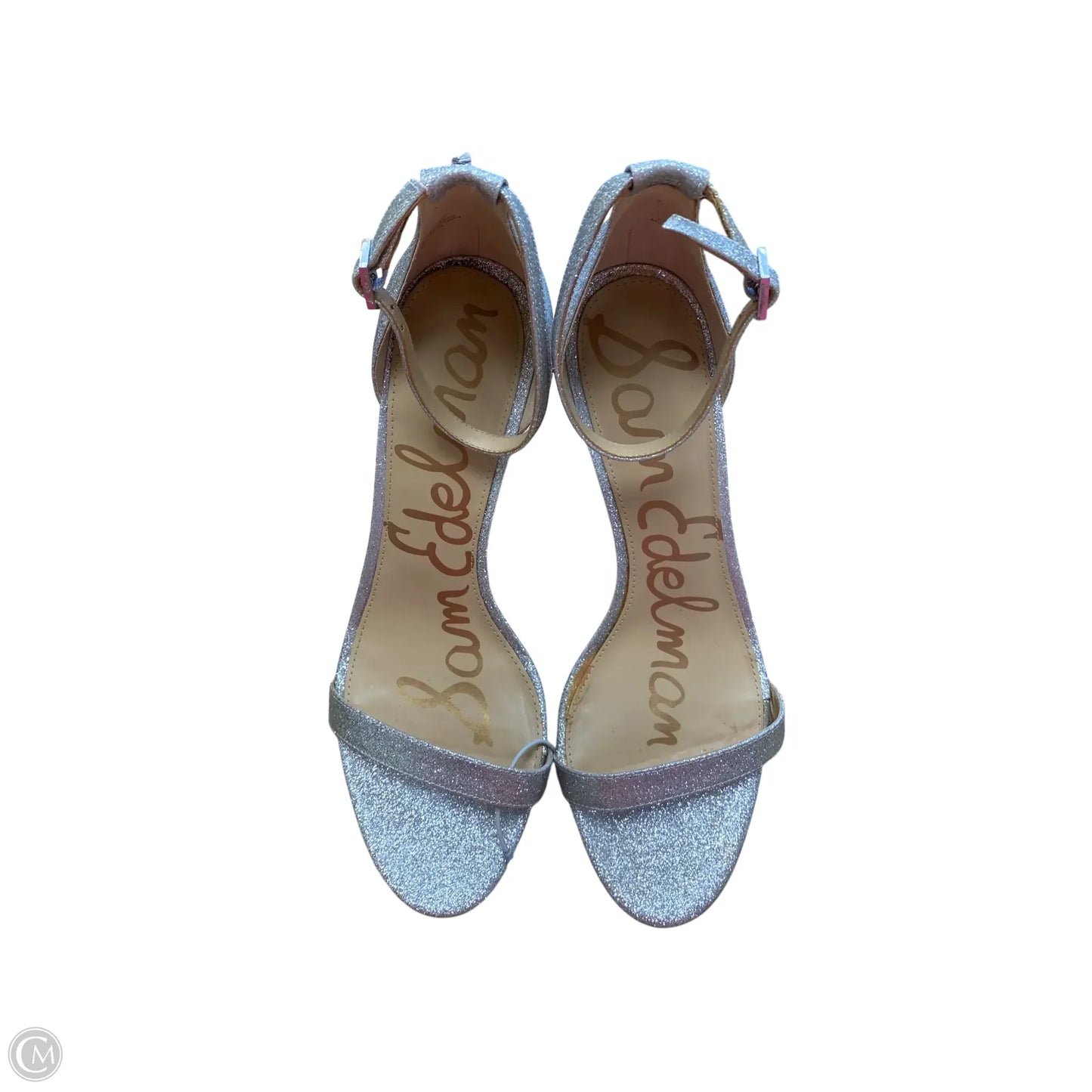 Shoes Heels Stiletto By Sam Edelman In Silver, Size: 10