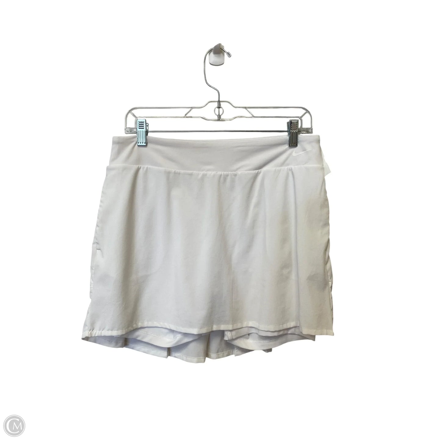Athletic Skort By Nike Apparel In White, Size: M