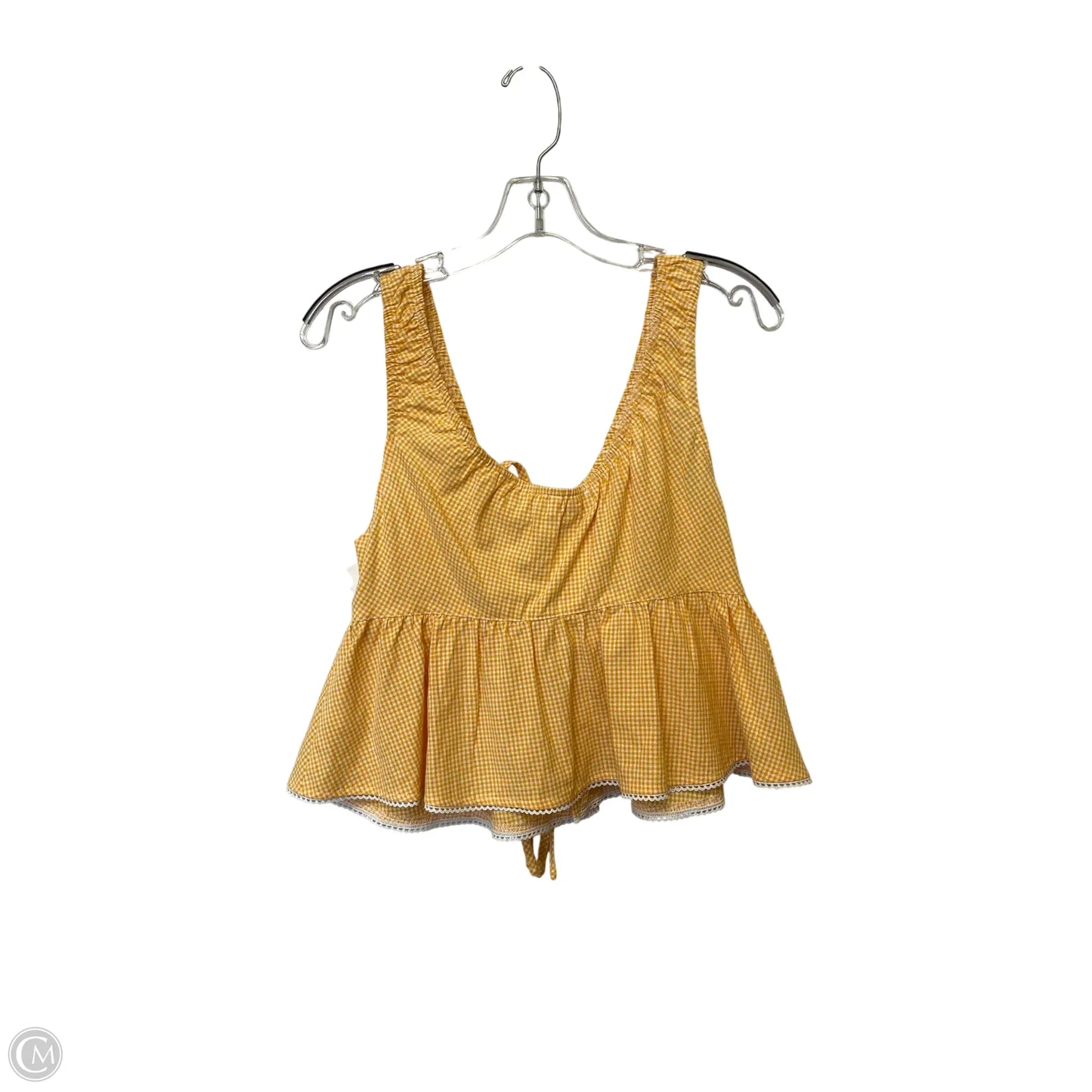 Top Sleeveless By Cme In Orange, Size: M