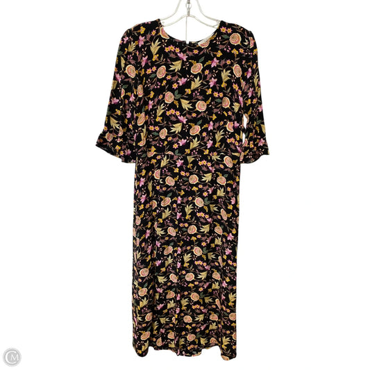 Dress Casual Maxi By Loft In Floral Print, Size: 6