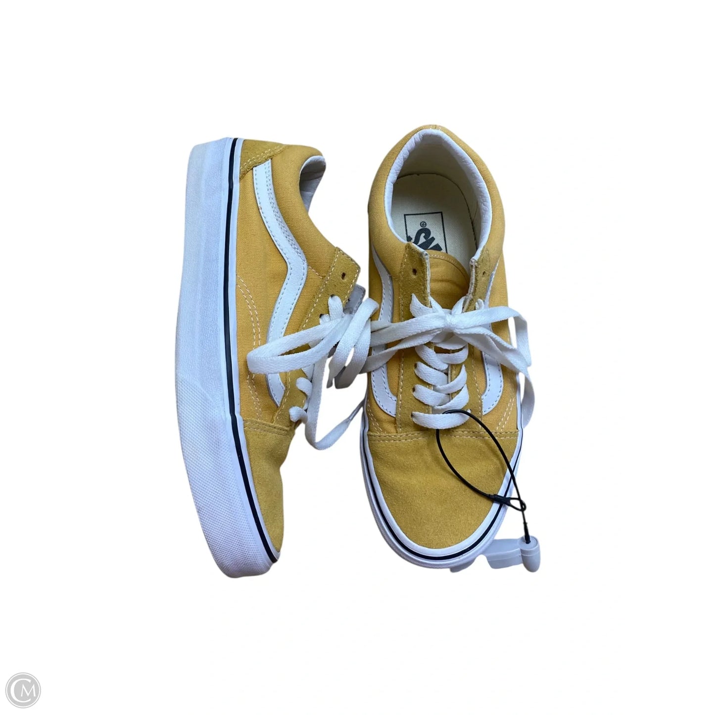 Shoes Flats By Vans In Yellow, Size: 7