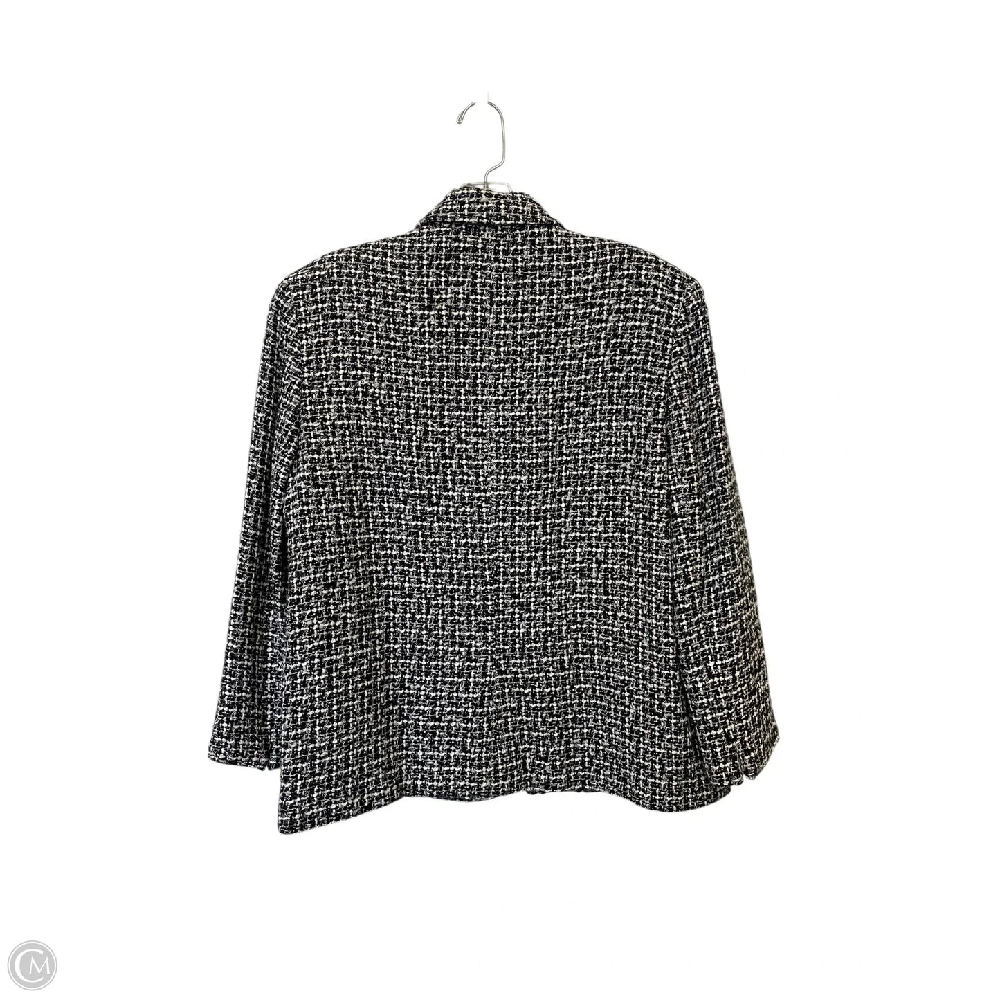 Blazer By Jones New York In Black & White, Size: L