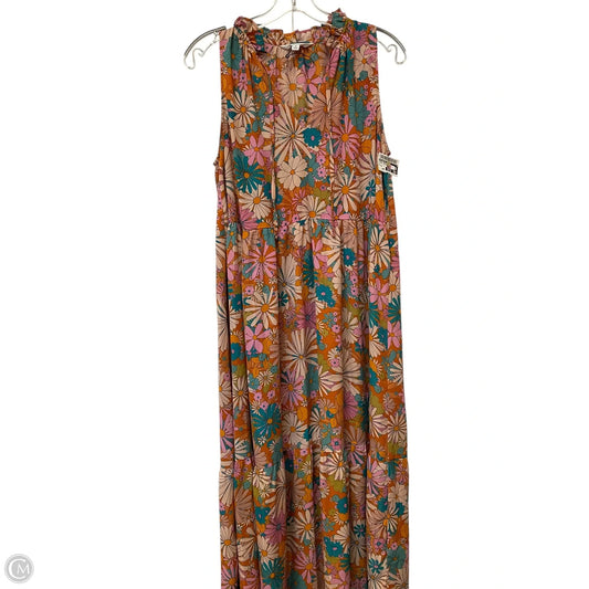 Dress Casual Maxi By Bb Dakota In Floral Print, Size: S