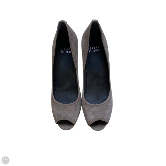 Shoes Designer By Stuart Weitzman In Brown, Size: 8