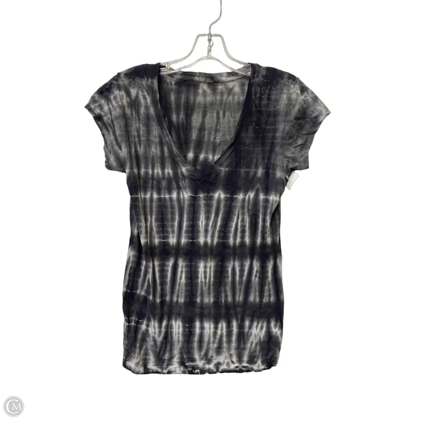 Top Short Sleeve By Cme In Tortoise Shell Print, Size: L