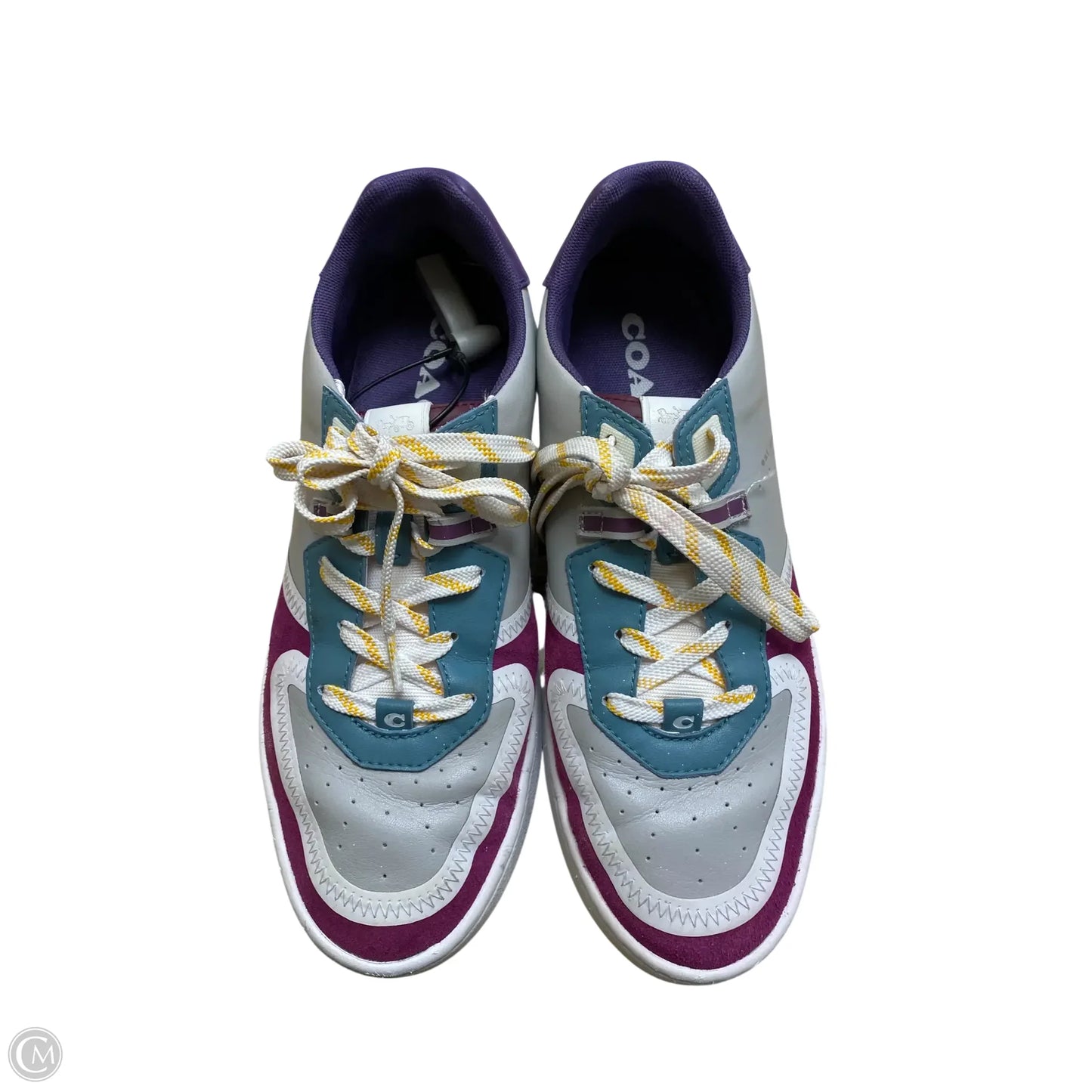 Shoes Designer By Coach In Grey, Size: 9.5