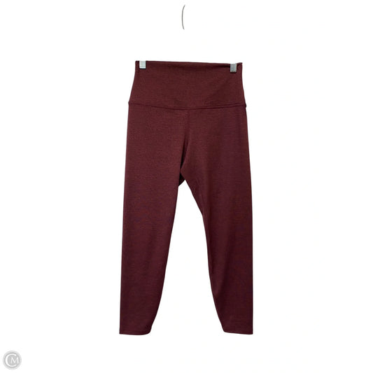Athletic Leggings By Quince In Red, Size: S