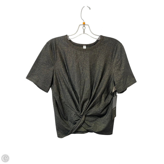 Athletic Top Short Sleeve By Lululemon In Gold, Size: 6