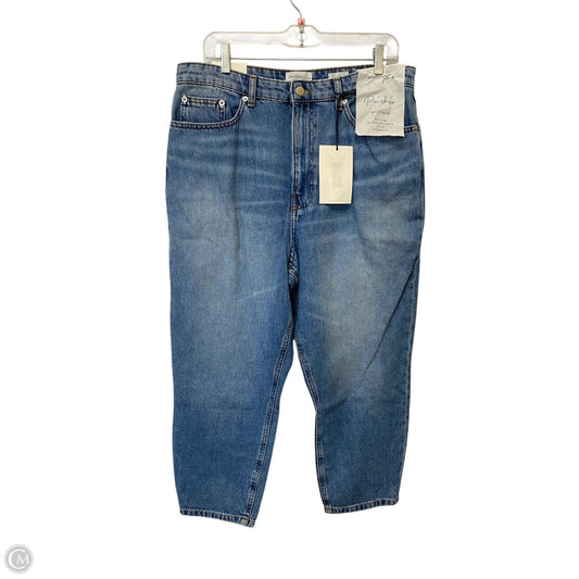 Jeans Boyfriend By West Bound In Blue Denim, Size: 14p