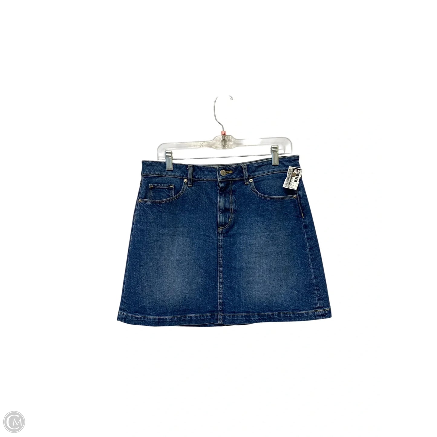 Skirt Mini & Short By Loft In Blue Denim, Size: 8p