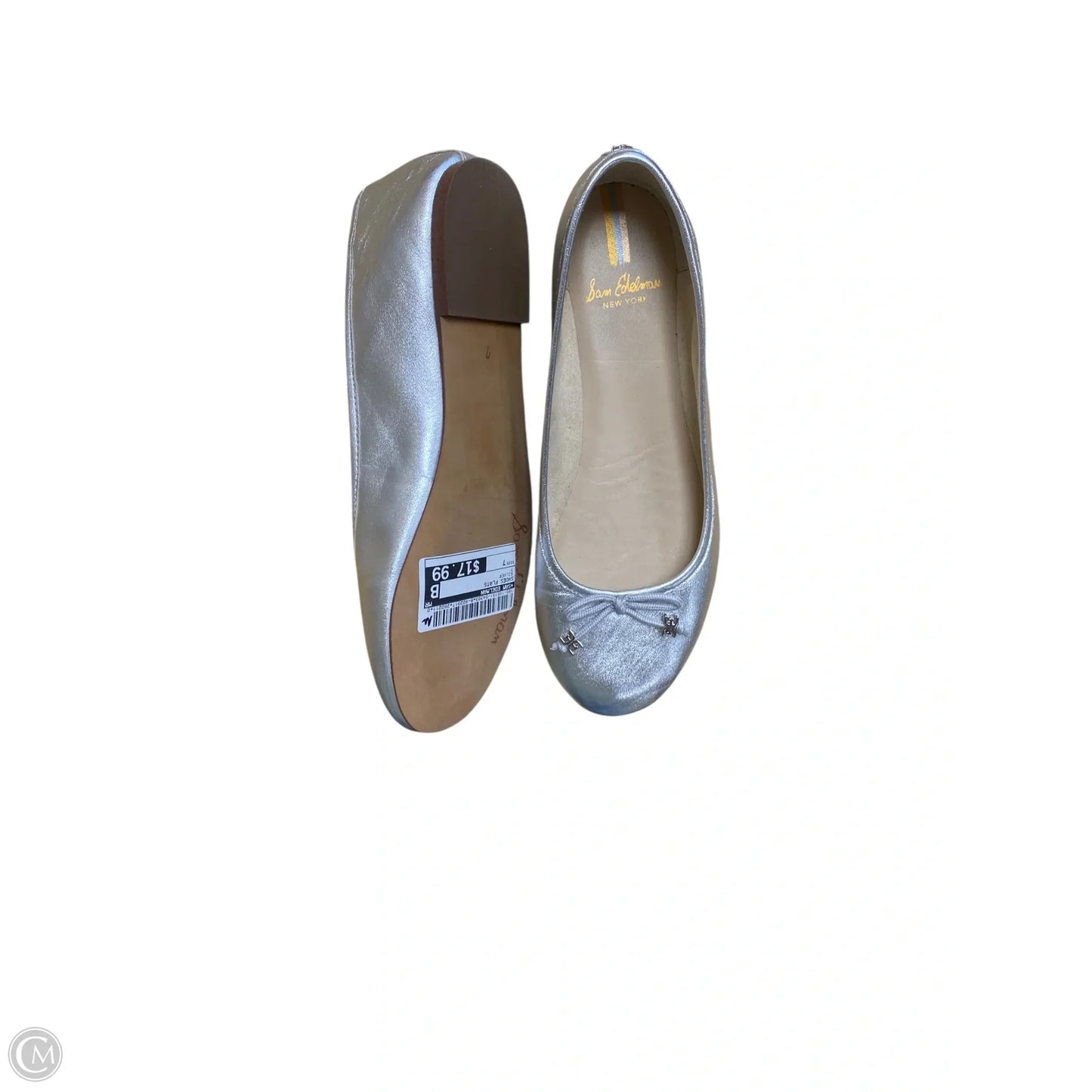 Shoes Flats By Sam Edelman In Silver, Size: 7
