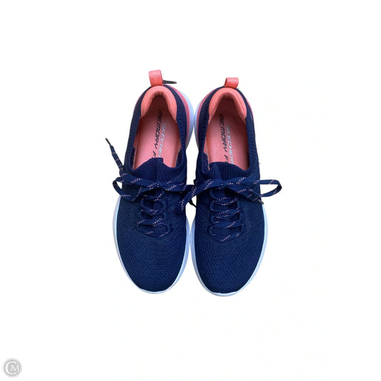 Shoes Athletic By Skechers In Navy, Size: 7