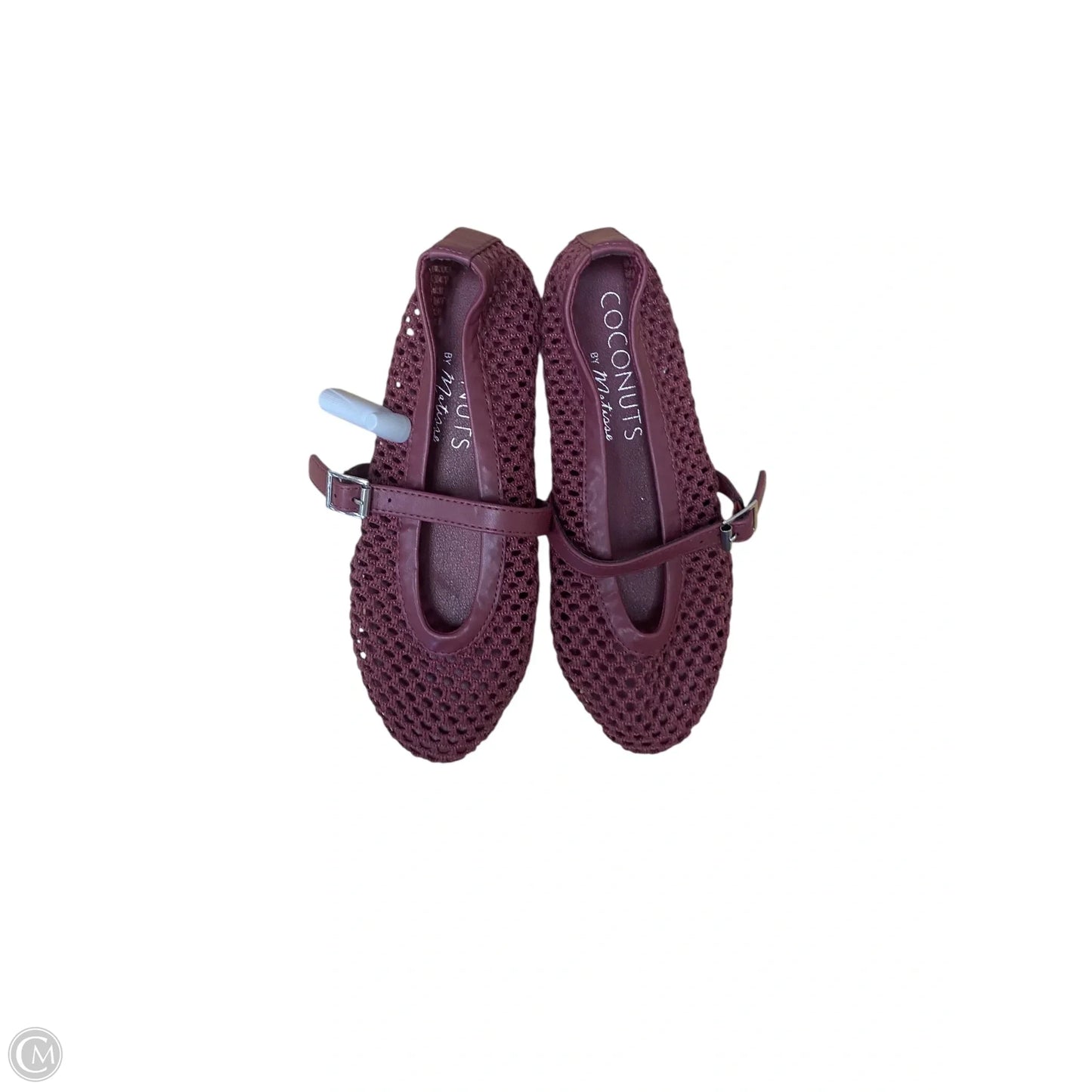 Shoes Flats By Coconuts In Maroon, Size: 7