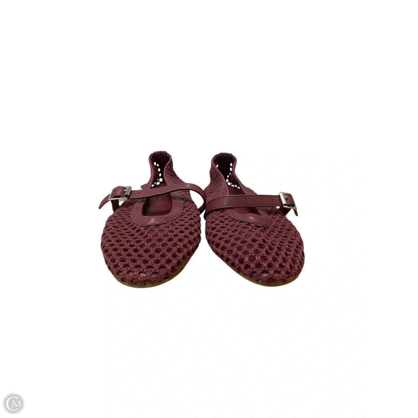 Shoes Flats By Coconuts In Maroon, Size: 7