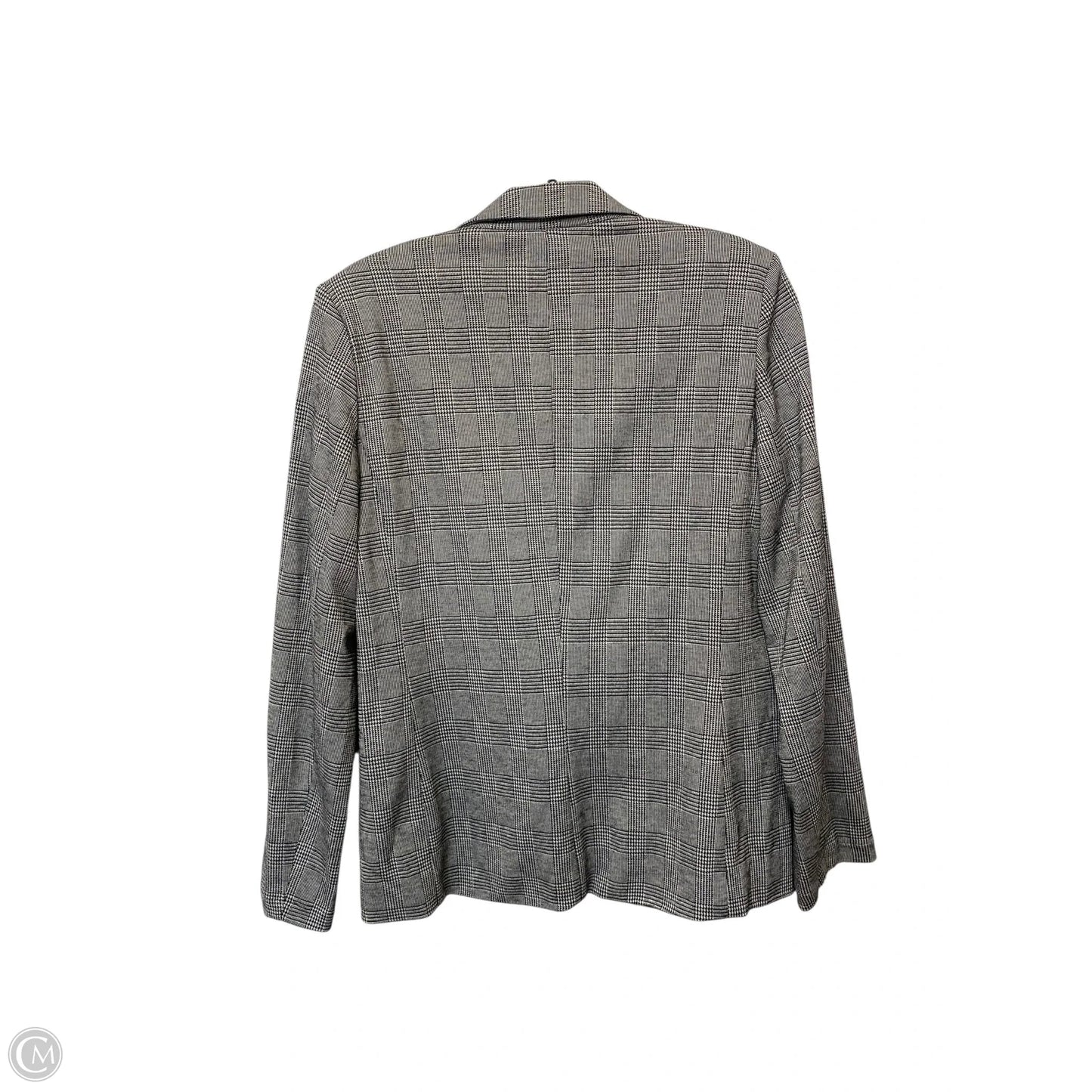 Blazer By Clothes Mentor In Plaid Pattern, Size: S