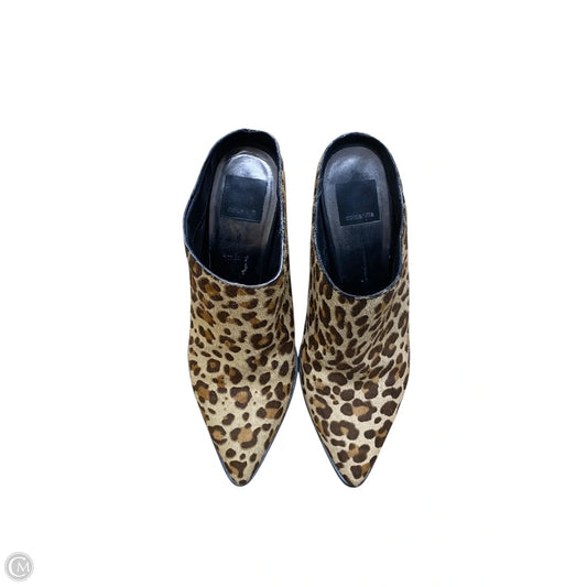 Sandals Heels Block By Dolce Vita In Animal Print, Size: 6.5