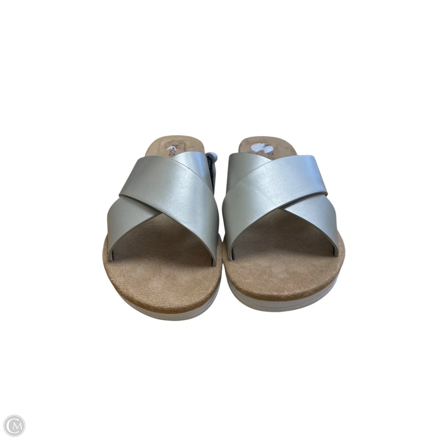 Sandals Flats By Izod In Gold, Size: 7