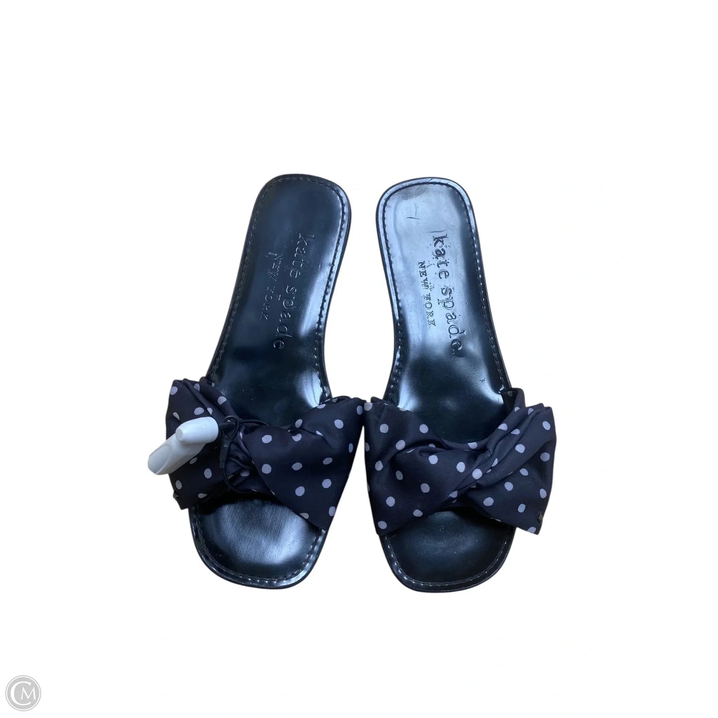 Sandals Designer By Kate Spade In Black, Size: 8