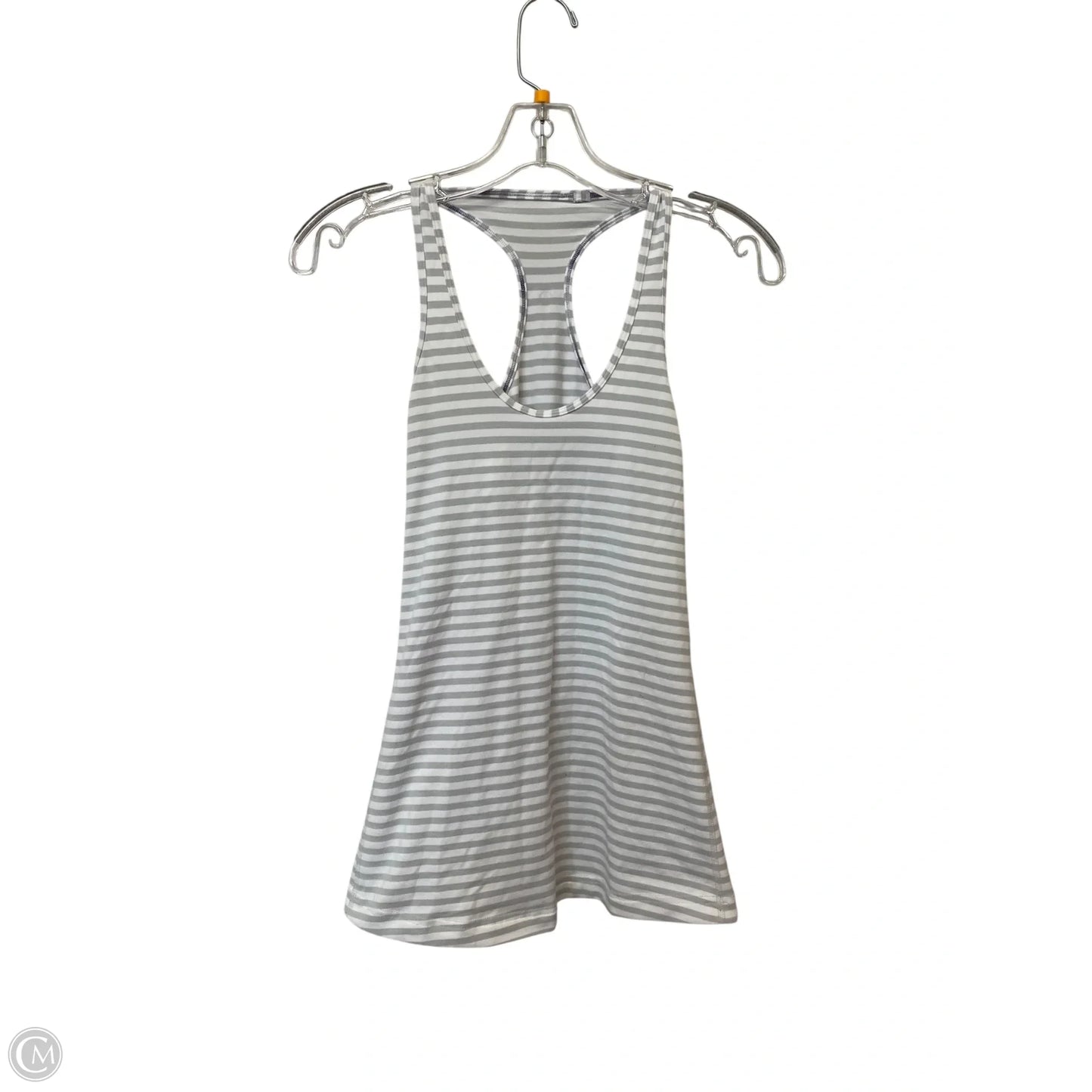 Athletic Tank Top By Lululemon In Striped Pattern, Size: S