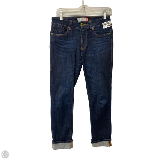 Jeans Straight By Cabi In Blue Denim, Size: 2
