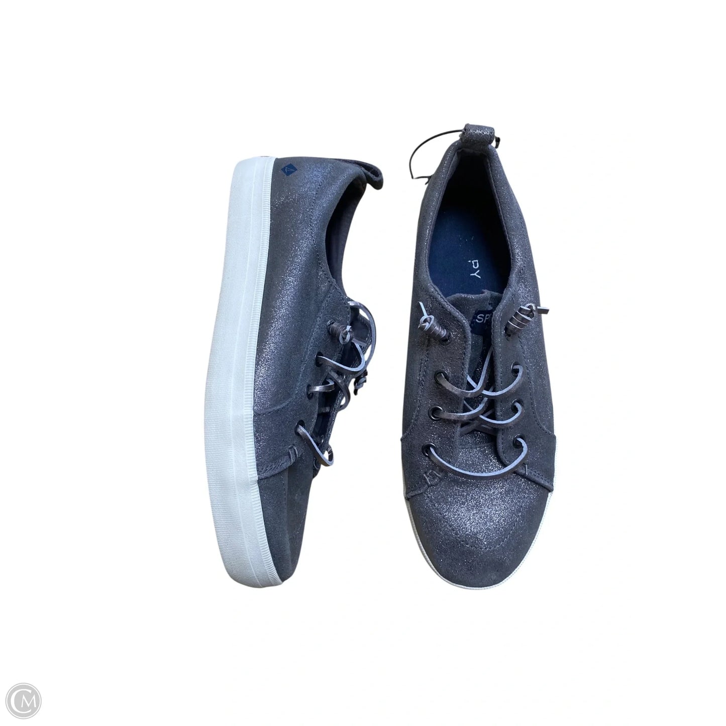 Shoes Flats By Sperry In Silver, Size: 6