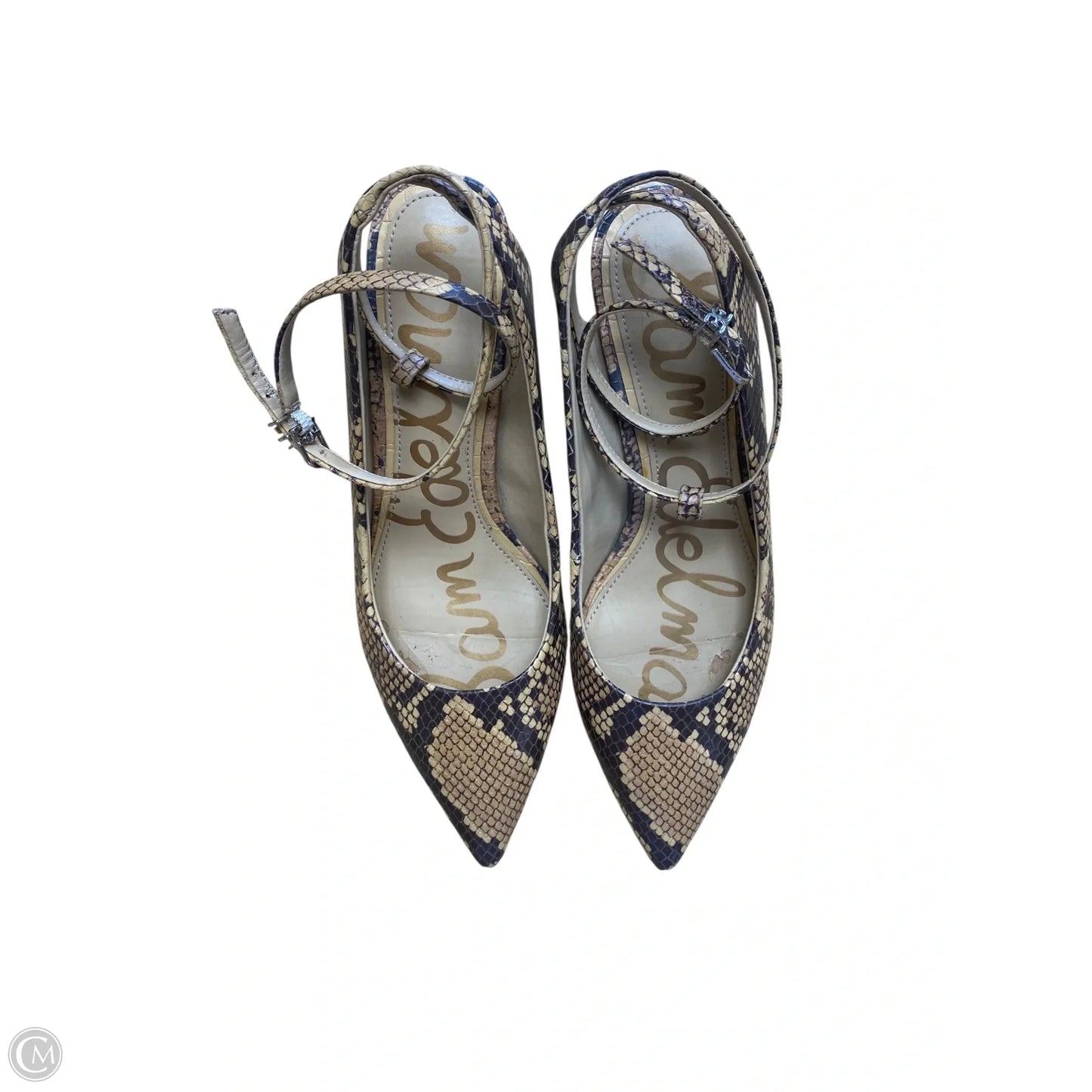 Shoes Heels Kitten By Sam Edelman In Snakeskin Print, Size: 6