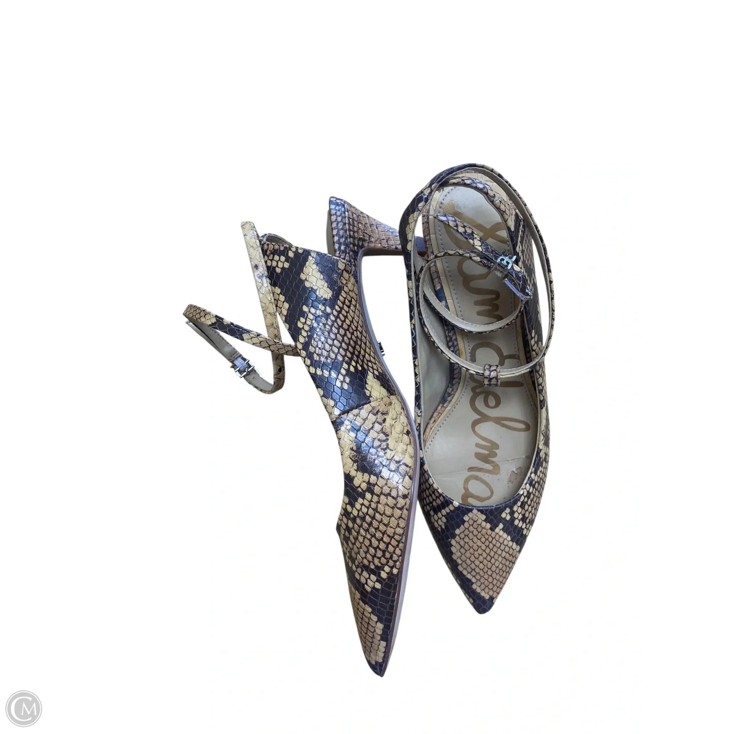 Shoes Heels Kitten By Sam Edelman In Snakeskin Print, Size: 6