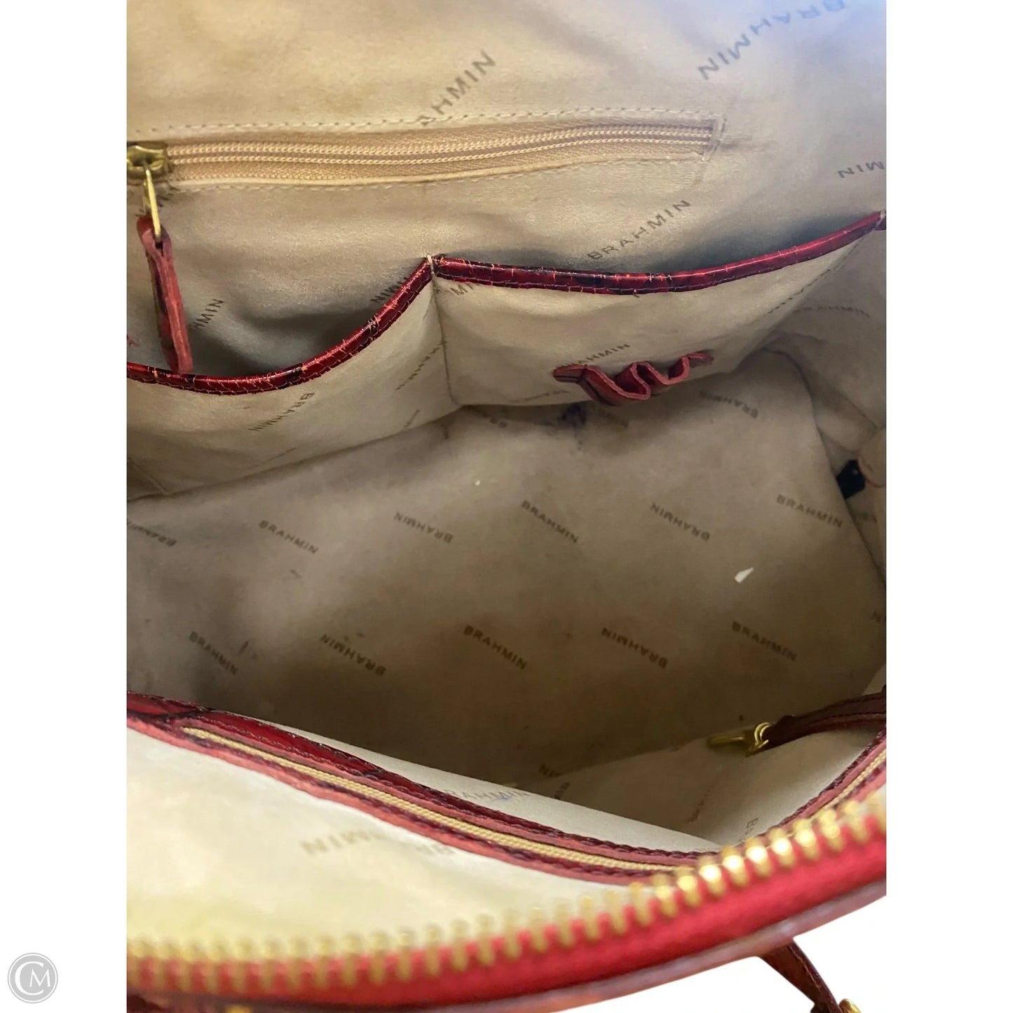 Handbag Designer By Brahmin, Size: Medium