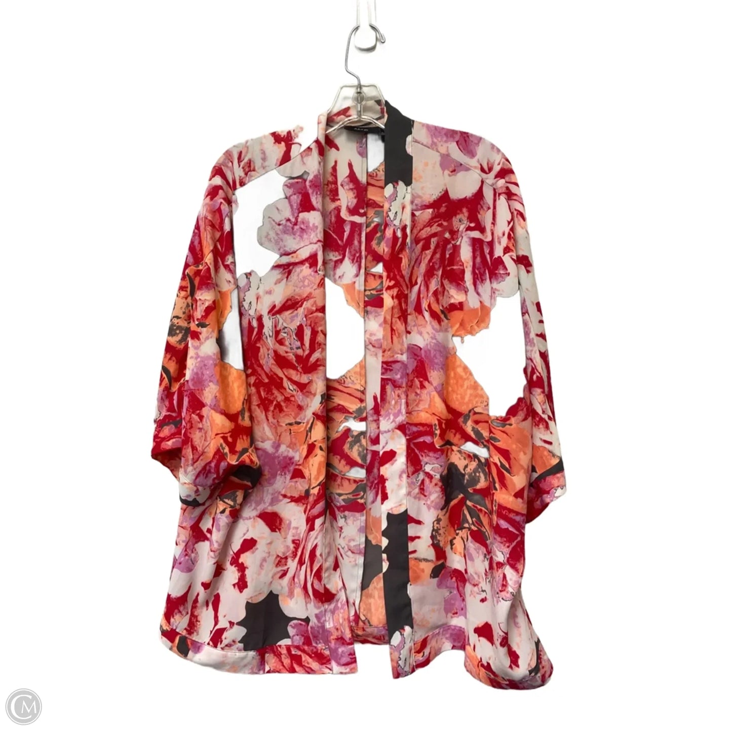 Shawl By Apt 9 In Floral Print, Size: L