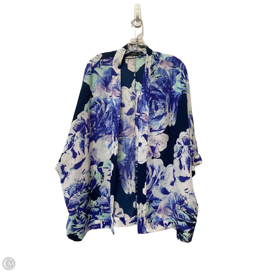 Shawl By Apt 9 In Floral Print, Size: L