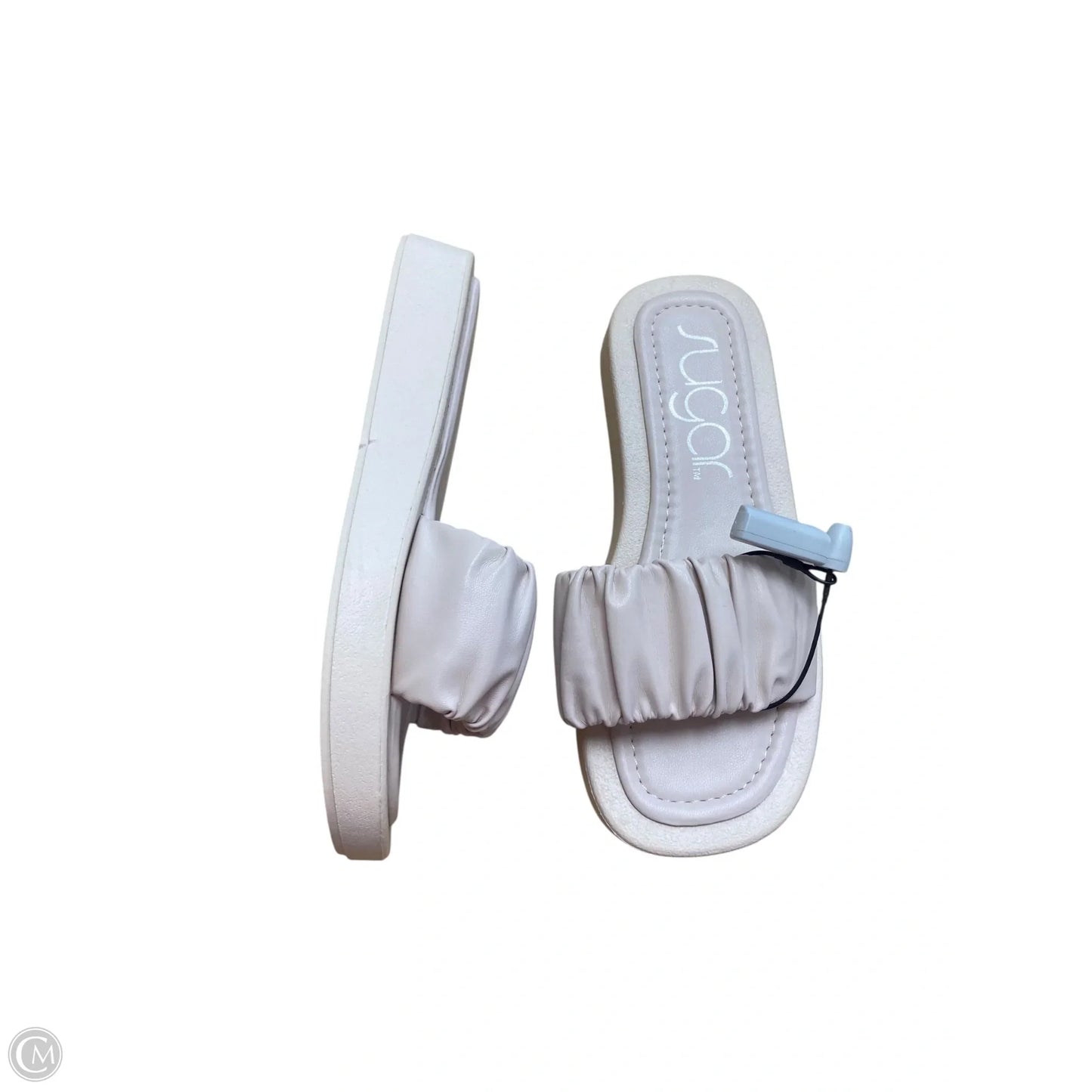 Sandals Flats By Sugar In Cream, Size: 9