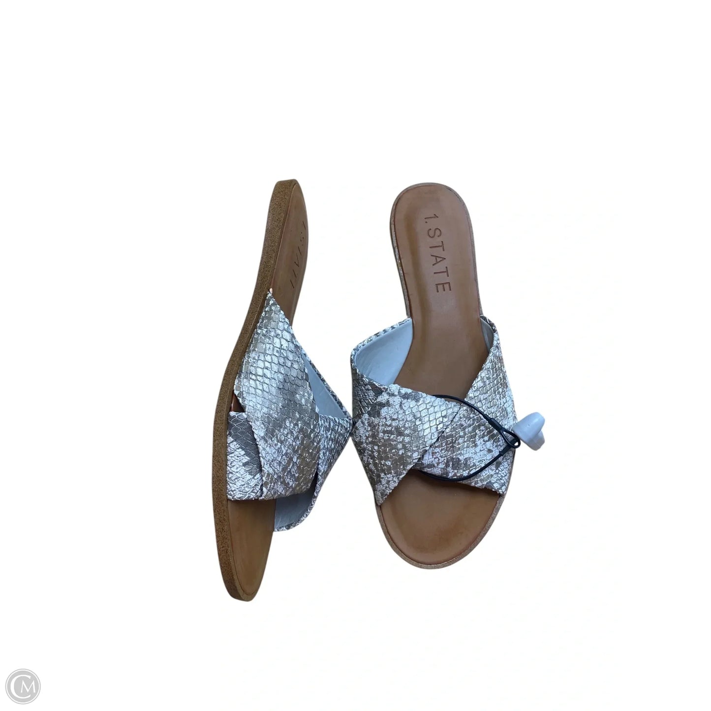Sandals Flip Flops By 1.state In Snakeskin Print, Size: 8