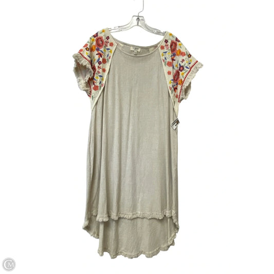 Dress Casual Midi By Umgee In Tan, Size: L