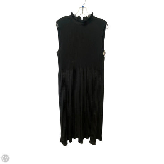 Dress Casual Maxi By Black Label In Black, Size: 14