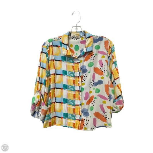 Top Long Sleeve By Entro In Multi-colored, Size: L