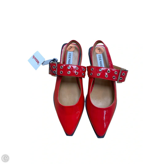 Shoes Flats By Steve Madden In Red, Size: 7