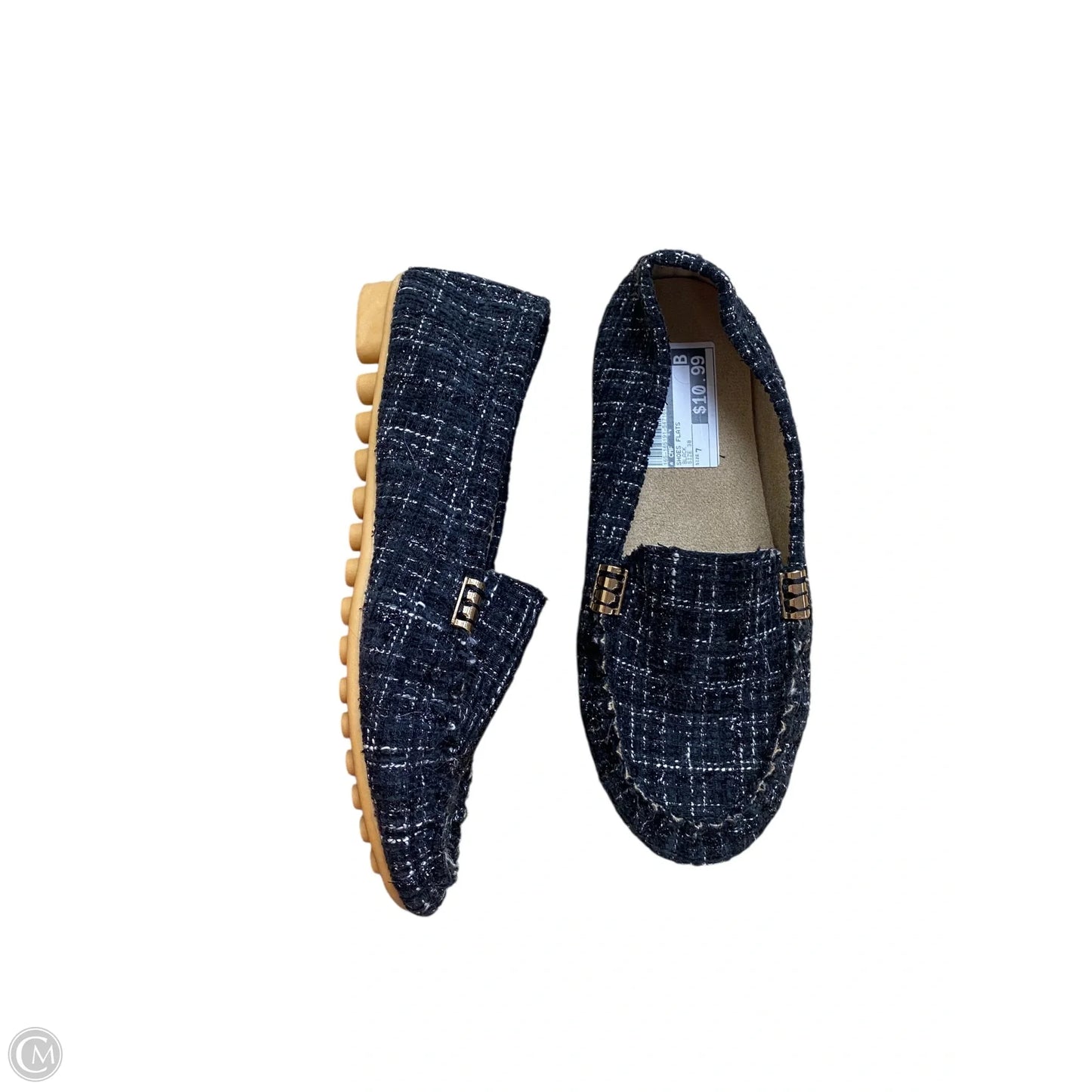 Shoes Flats By Cmf In Black, Size: 7